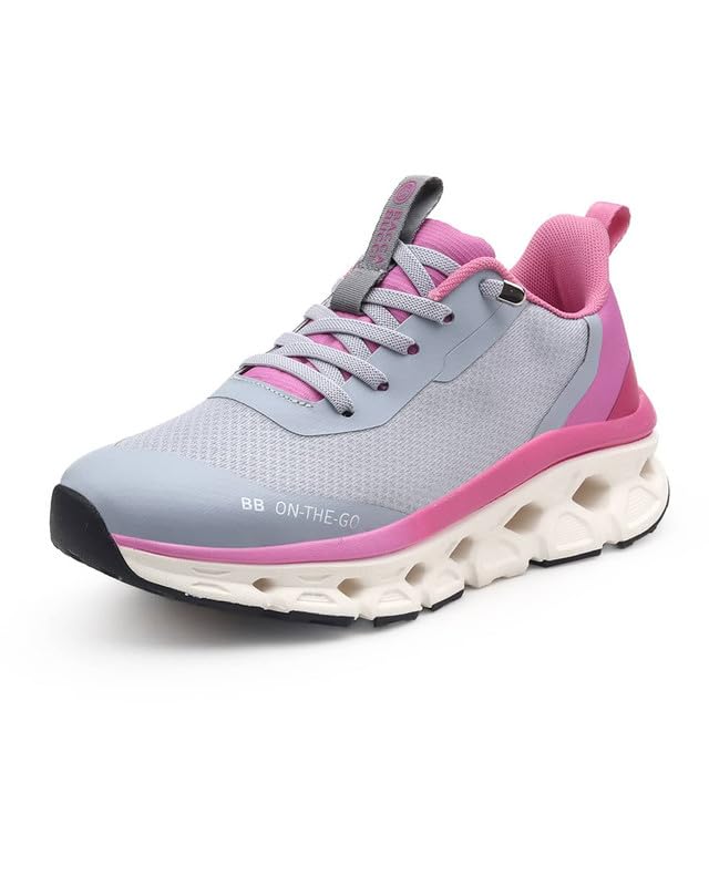 Image of Bacca Bucci BB On-The-Go Women Slip-On Walking & Running Shoes with Stretch Laces and Cushioned Sole