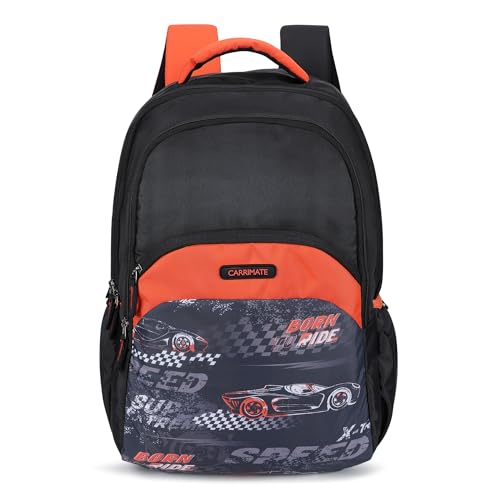 Image of Flash Backpack for Boys & Girls | 3-Compartment School, College & Travel Backpack with Organizer Pocket, Extra Sleeve, Rain Cover, Side Bottle Holder & Breathable Mesh Back