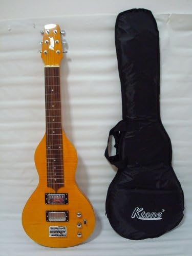 6 String Electric Guitar, Lap Steel Guitar, Unique Solid Maple Wood Body/W Bag