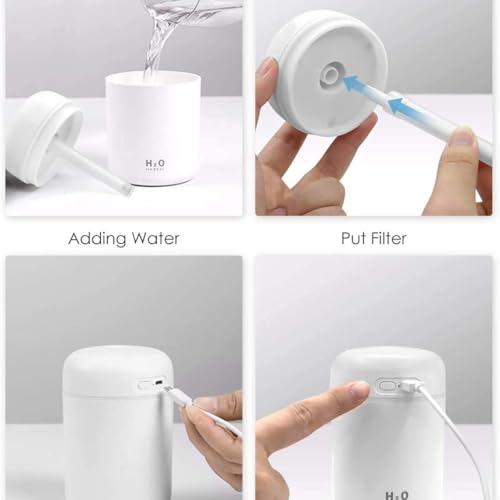 Image of Humidifier for Room Moisture & Aroma Diffuser for Home Electric | Ultrasonic Cool Mist Maker Fogger | Essential Oil Diffuser for Home | Quiet Air Diffuser & Room Fragrance Machine