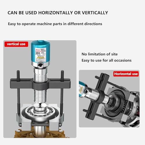 3 Jaw Puller Kit - Versatile Vertical & Horizontal Bearing Pullers, Essential Tool for Mechanics, DIY Projects, Auto Repair, Heavy-Duty Design for Easy Use