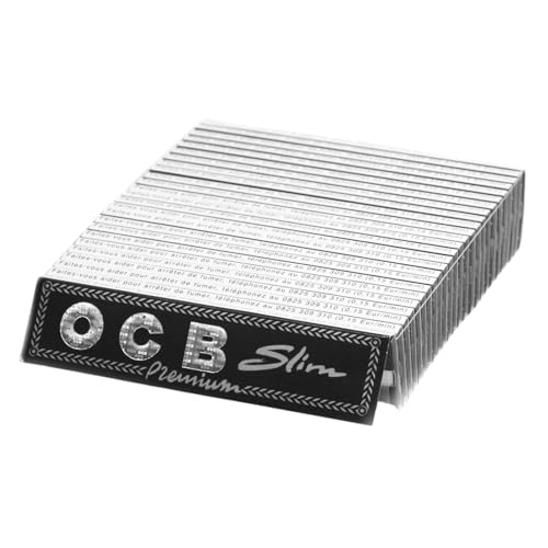 Lot de 25 paquets de feuilles OCB Slim Premium