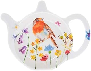 Joe Davies The Leonardo Collection Garden Birds Teabag Tidy - Homeware Gift for Her