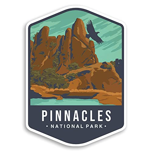 Image of Pinnacles National Park Sticker Decal Notebook Car Laptop 4 inchx5.5 inch (Color)