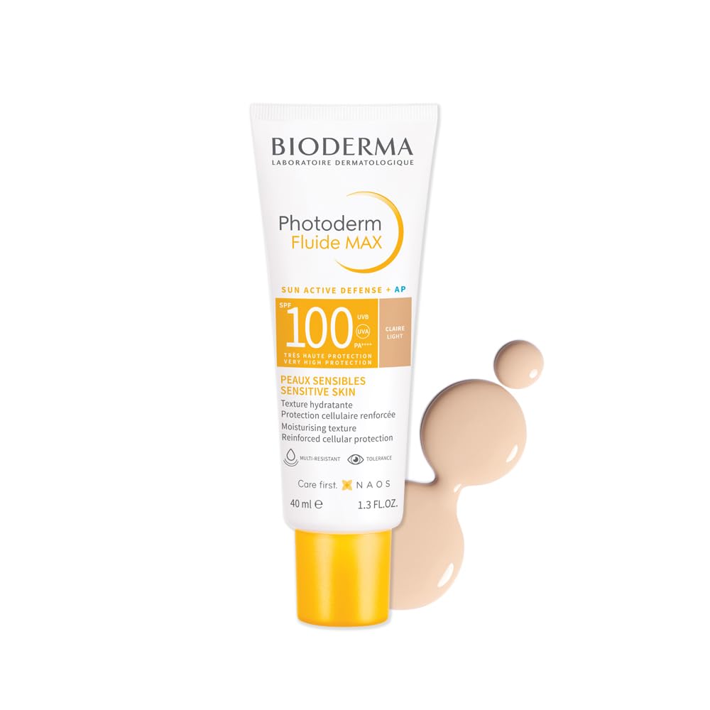 Bioderma Photoderm Fluide Max SPF 100 PA++++ Tinted Sunscreen for Sensitive Skin | In Vivo Tested