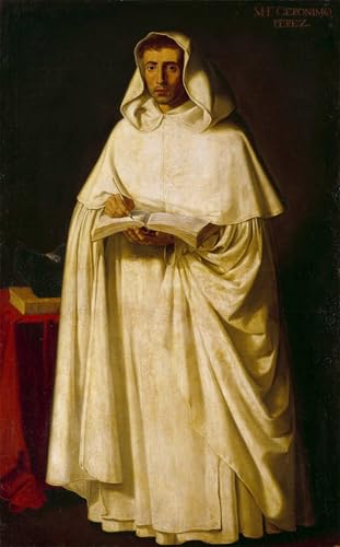 Cuadro Pintura Murales Retrato Padre Jerónimo Pérez 60x90cm 1