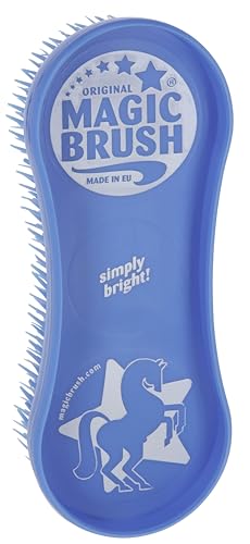 Kerbl Original Magic Brush Bürstensets Pferdebürste Pferdepflege Massagebürste, Jellyfish, 3er Set