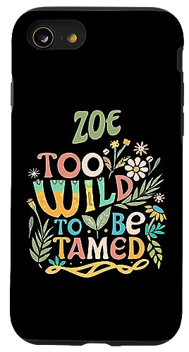 ZOE Name Cute Retro Girls Wildflower ZOE Name X}zP[X iPhone SE (2020) / 7 / 8 p