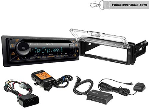 Sony MEX-N5300BT Single Din Radio Install Kit With CD Player, USB/AUX, Built-In 16