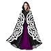 YETTA YANG Viking Celts Halloween Hooded Robe Cloak for Adult Men - Cloak with Hood for Women - Christmas Holiday Party Hoodies Cape Cosplay Costumes