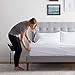 LUCID Premium Rayon from Bamboo Jersey Mattress Protector | California King Size Waterproof Mattress Protector | Ultra Soft, Fitted Sheet Style, White