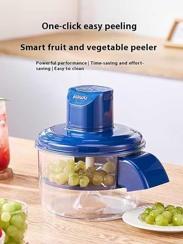 Image of Electric Grape Peeling Machine, Portable USB Charging Rechargeable Fruit Peeling Machine, Automatic Small Fruit Garlic Peeler Machine Cherry Tomato Garlics Peeler Skin Remover Tool