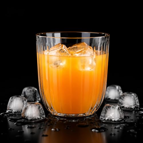 Image of MAGIC SPOON Glass Drinking Glass | Premium Clear Water Juice Tumbler Glasses | Transparent Glass Cups for Water, Juice, Soft Drinks, Milk, Home, Kitchen & Party
