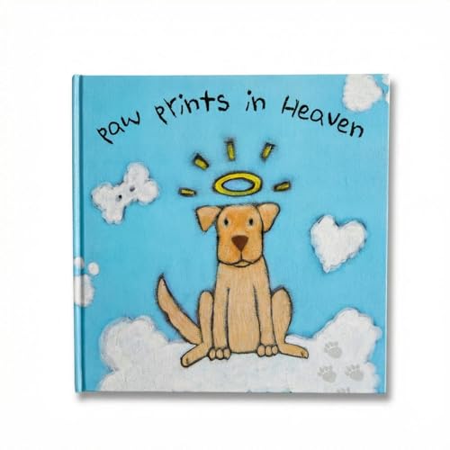 Dog Speak Paw Prints In Heaven Hardcover Pet Memorial Children's
