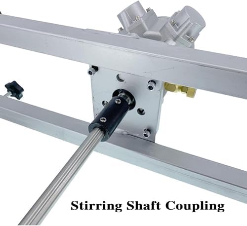 1 Ton Pneumatic Mixer Machine, 1000L Air Agitator for Paint Mixing, Heavy-Duty Paint Stirring Equipment, Small Five Cylinder Mixer for Efficient Mixing