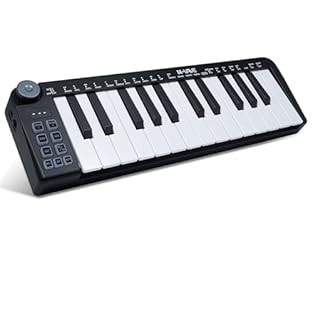 1. Versatile MIDI Control: The M-VAVE MIDI keyboard controller offers unparalleled versatility for musicians and producers. Connect it to your computer or mobile device and take control of your favorite music software, such as FL Studio, with ease.Co...