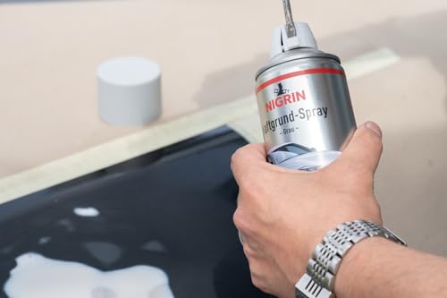 NIGRIN Haftgrund, 400 ml Sprühdose, für die Grundierung von Oberflächen vor dem Lackieren, Grau