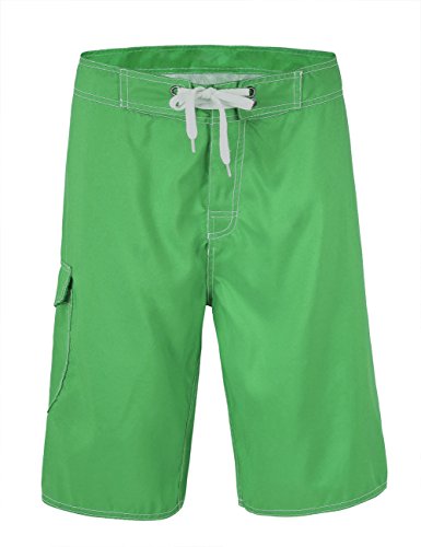 Image of Nonwe Men's Solid Lightweight Beach Shorts Half Pants with Lining