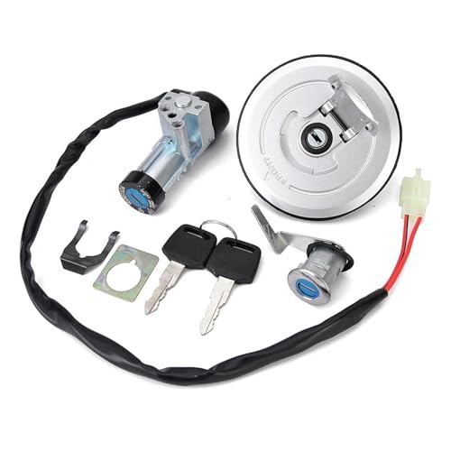 Contacteur d'allumage CBF125 avec bouchon réservoir essence et serrure de selle pour moto 09-13