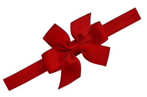 Funny Girl Designs Baby Girl Simple Bow Elastic Headband 12-18 Months (15