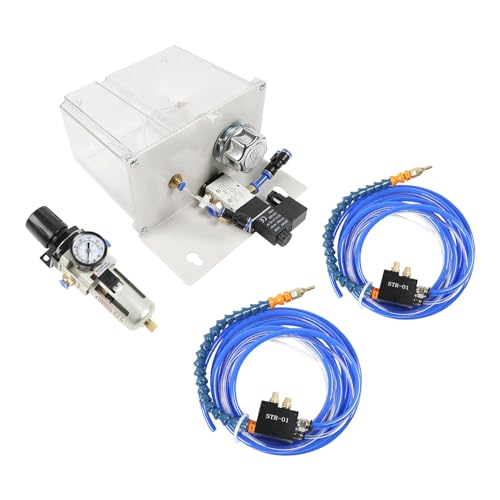 Coolant Cooling Spray Pump Kit, Self-priming Micro-mist Machine, Cutting Cooling Spray Pump, for CNC lathe Milling Drilling Machine