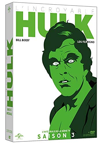 L'Incroyable Hulk - Saison 3 en pack de 6 DVD con la mítica serie de televisión en versión francesa