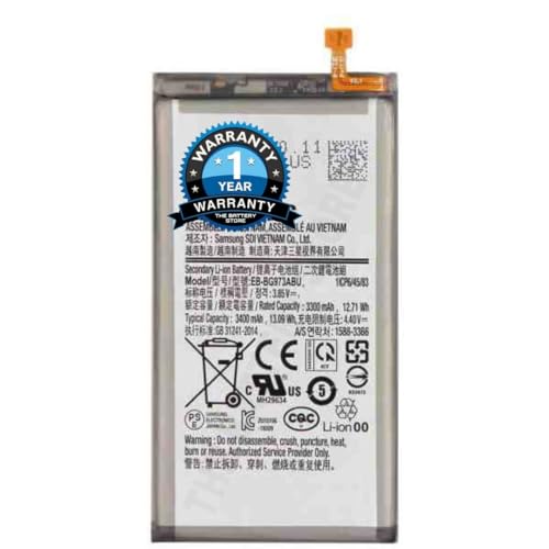 Image of THE BATTERY STORE Original EB-BG973ABU Battery for Samsung Galaxy S10 G973F G973U G973W G9730 G973U1 Battery with 1 Year warrenty ****(Q71)