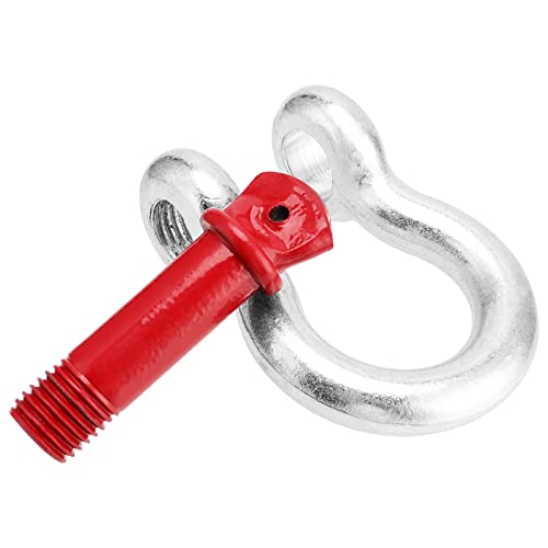 SINJEUN 1 Inch Bow Shackle, Heavy Duty d Ring Shackles with 1-1/8 Inch Screw Pin for Rigging, Lifting and Moving, Working Load Limit 18,700 Lbs/8.5 Tons - Thumbnail 7