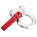 SINJEUN 1 Inch Bow Shackle, Heavy Duty d Ring Shackles with 1-1/8 Inch Screw Pin for Rigging, Lifting and Moving, Working Load Limit 18,700 Lbs/8.5 Tons