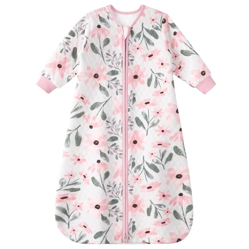Image of Yoofoss Baby Sleep Sack 1.0 Tog Long Sleeve Sleep Sack