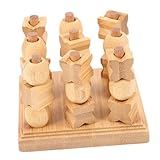 Jeux de société en bois : idéal pour jouer, décorer une table basse et décorer la maison, jeux de famille