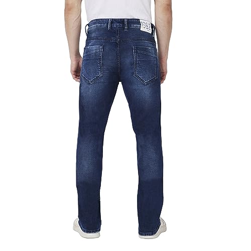 Image of Spykar Men's Rafter Boot Cut Mid-Rise Casual Jeans