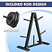 Weight Plate Rack, Weight Tree, 1-Inch Home Gym Storage Stand, Holds 300 lbs