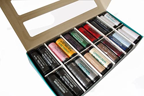 Linhas de Costura Coloridas Gabrielinha - Kit com 48 tubos