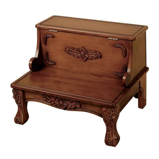 Victorian Style Wooden Bed Steps