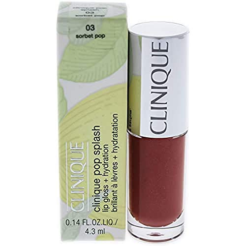 Clinique Pop Splash - 03 Sorbet Pop By Clinique for Women - 0.14 Oz Lip Gloss, 0.14 Ounce