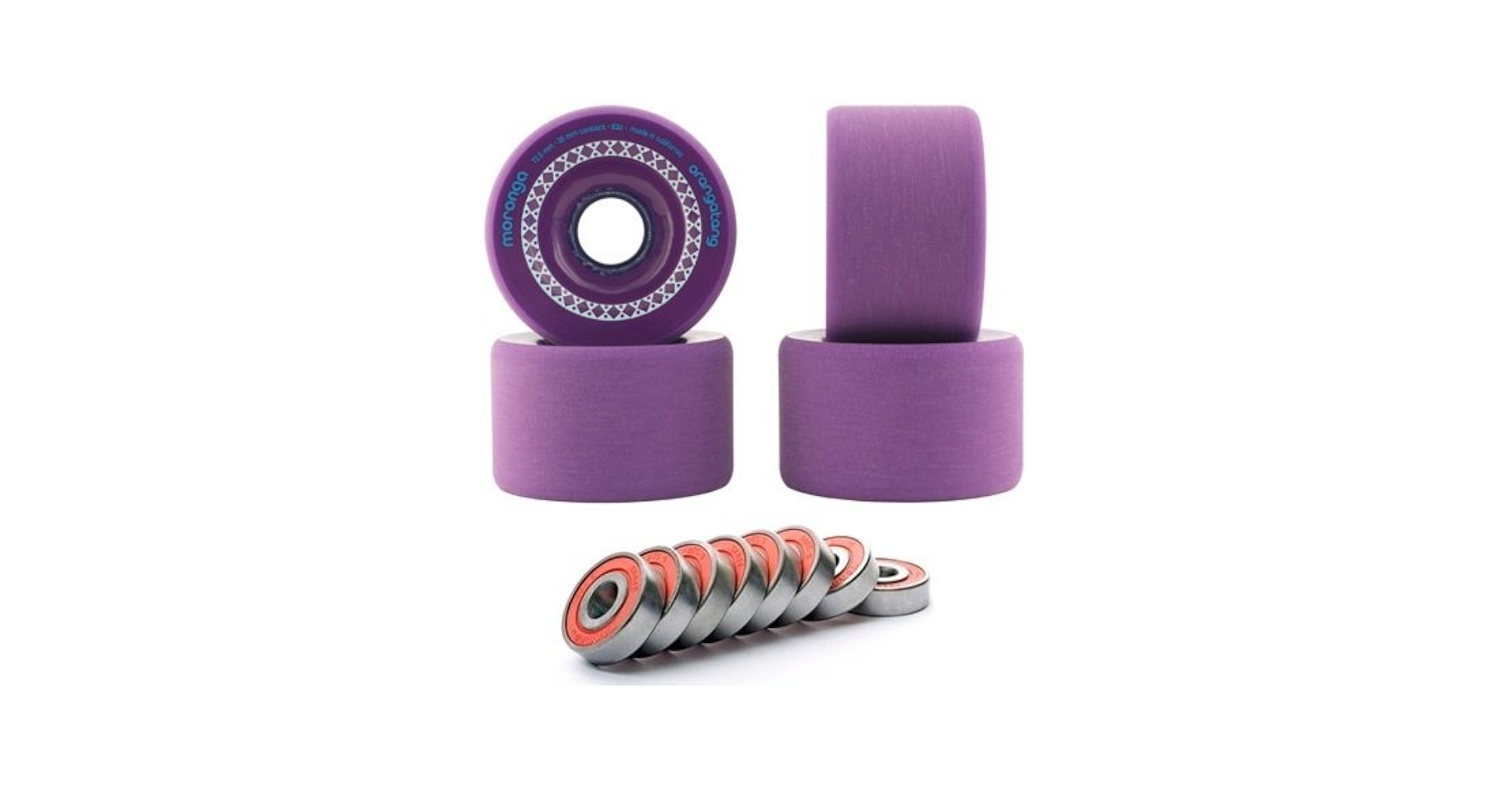 Amazon | Orangatang Moronga 72.5mm 83a Purple Longboard