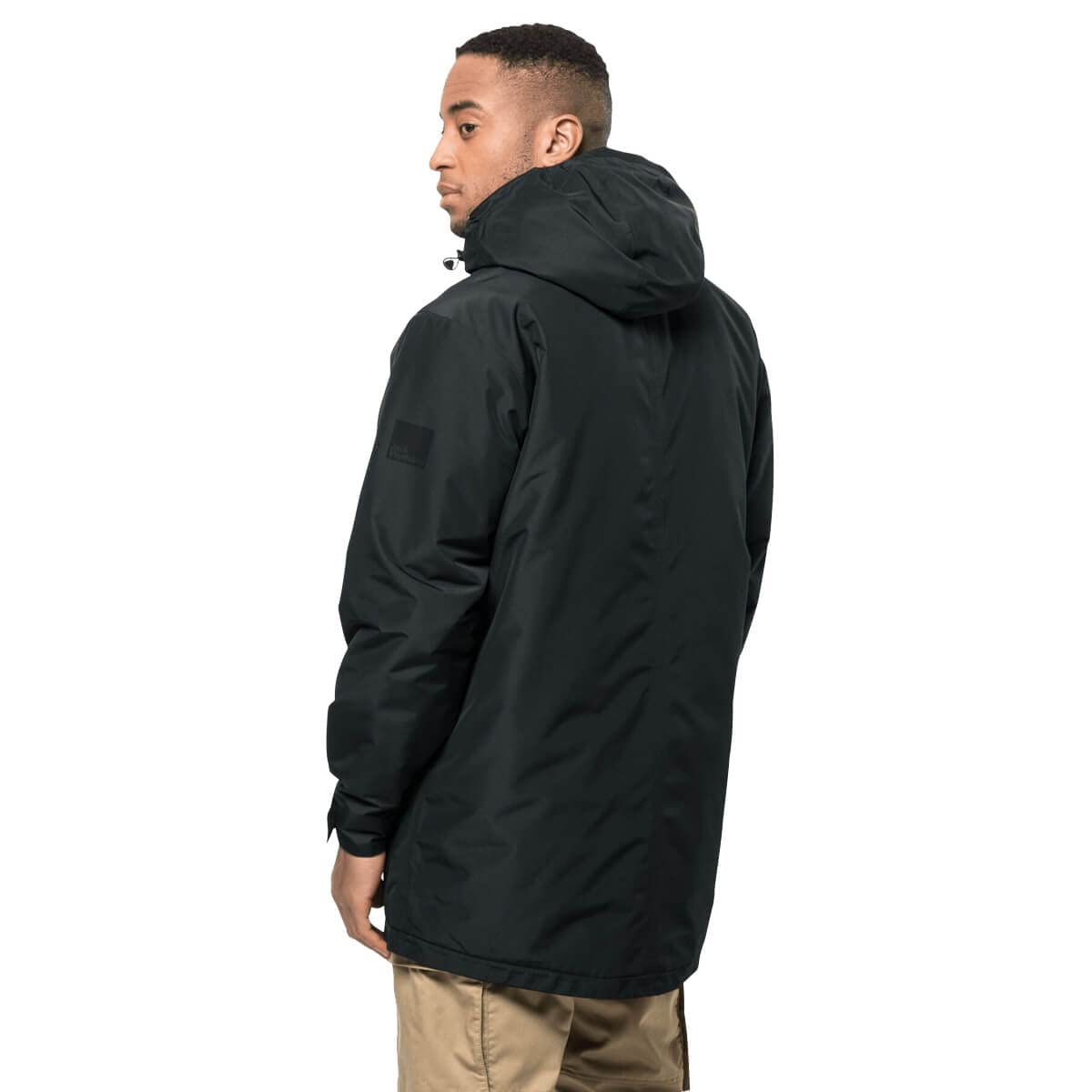 Jack Wolfskin Winterlager kurtka parka, czarna, S męska