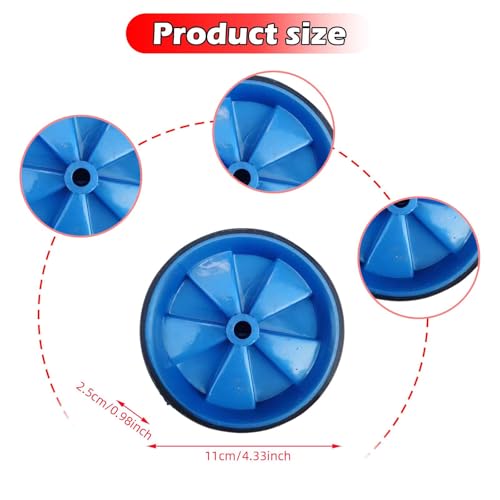 Ruedas de entrenamiento para bicicleta infantil, soporte trasero silencioso y estable, reemplazo para equipo de ciclismo, color azul miniatura 6