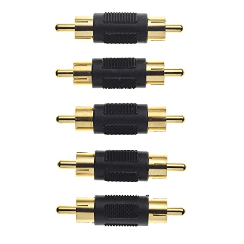 RCA Connector - (Pack of 5), RCA Phono Plug to RCA Phono Plug Adaptor Joiner for Video and Stereo Systems - Image 4