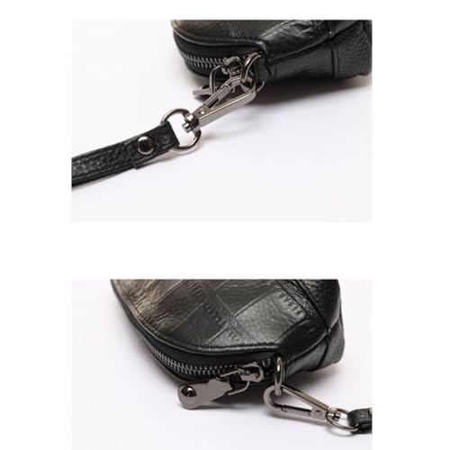 Women's Coin Purses Money Clips Genuine Leather Wallets Business Handbags Evening Bags (Gray)3