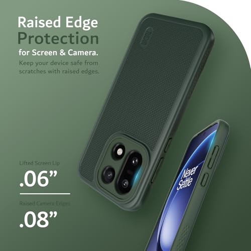 Image of TUDIA MergeGrip [Military Grade] for OnePlus 15 5G Back Cover (2025) - [Drop Tested] Dual Layer Shockproof Slim Rugged Heavy Duty Tough Protective Phone Case (Pine Green)