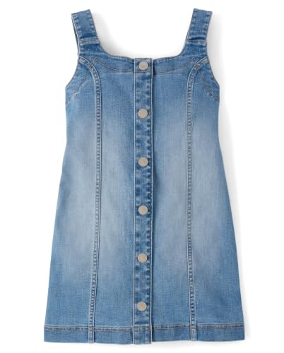 Image of The Children's Place,Girls,Sleeveless Dress,Mina Wash,4
