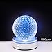 IFOLAINA LED Light Base Lighted Display Stand for Crystal Ball Glass Art Tumbler RGB Multicolor Lighting Round Pedestal USB Battery Operated - Sphere Stand