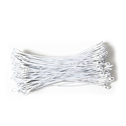 500 Security Lanyard 2 Loop White 8 Inch Eas Loss Prevention Checkpoint Compatible #TOP3
