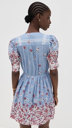 Sea Women's Whitney Print Puff Mini Dress3