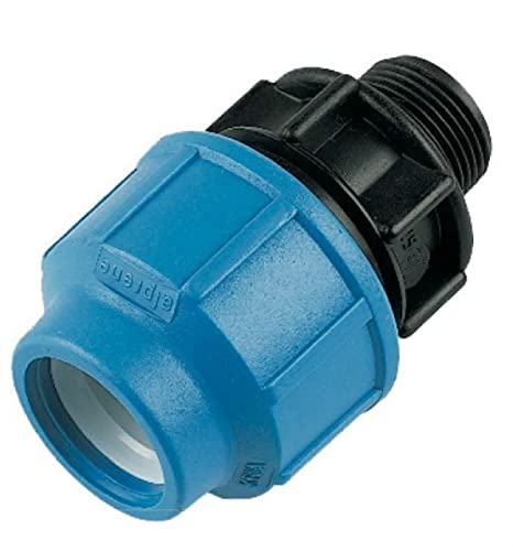Image of FLOPLAST MDPE 32mm x 1" Male Adaptor - Bag of 2