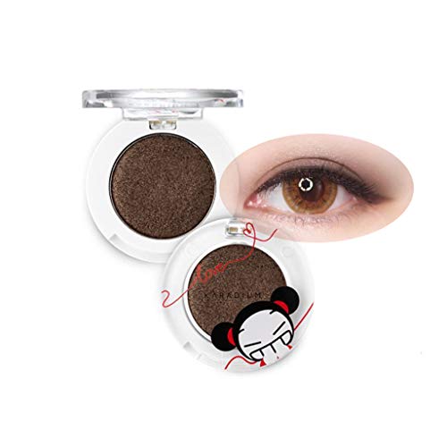 [KARADIUM] PUCCA LOVE EDITION Shine Eye Shadow 1.7g - 6 Colors / Long Lasting Moist Fitting Daily Makeup Shadow (#06 SMOKY SHINE)
