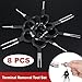 4 Pieces Electrical Disconnect Pliers for Cars, Automotive Electrical Plug with 8 Pcs Terminal Removal Tools, Connector Disconnect Tool and Connector Separator and Hose Clamp Pliers
