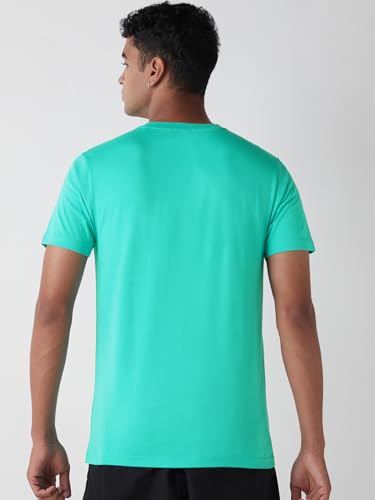 Image of Bewakoof Men's 100% Cotton Solid Regular Fit Half Sleeve Round Neck T-Shirt | Tshirt for Men Cotton| Casual Wear | Street Wear